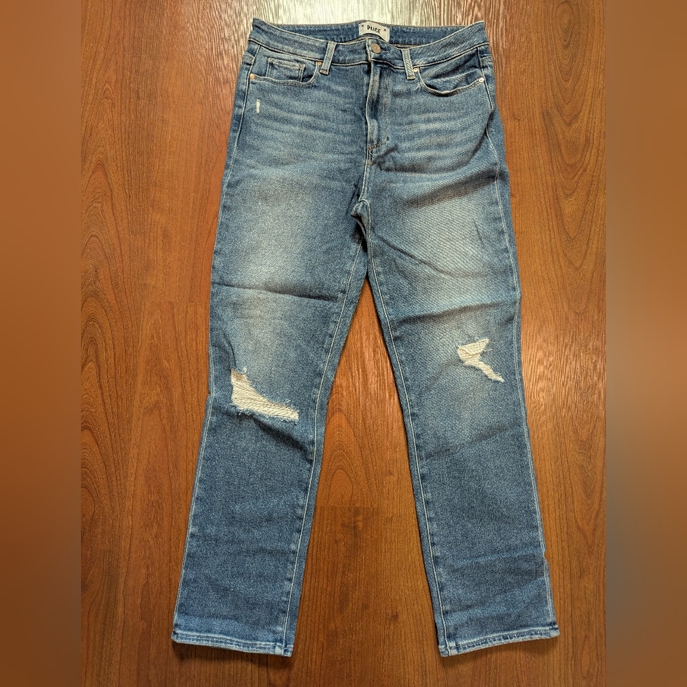 PAIGE Cindy Straight Leg Jeans Size 30 Medium Wash